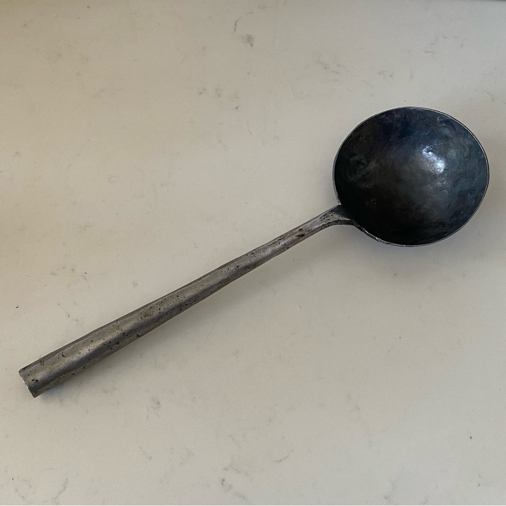 Vintage Forged Metal Ladle
